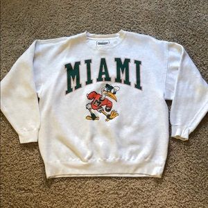 Vintage Miami Hurricanes Crew Neck